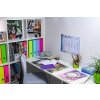 Copertina per quaderno PP A5 trasparente-viola