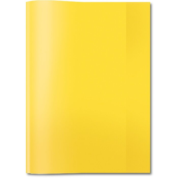 Copertina per quaderno PP A4 trasparente-giallo
