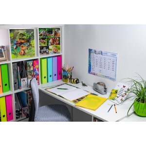 Copertina per quaderno PP A4 trasparente-giallo