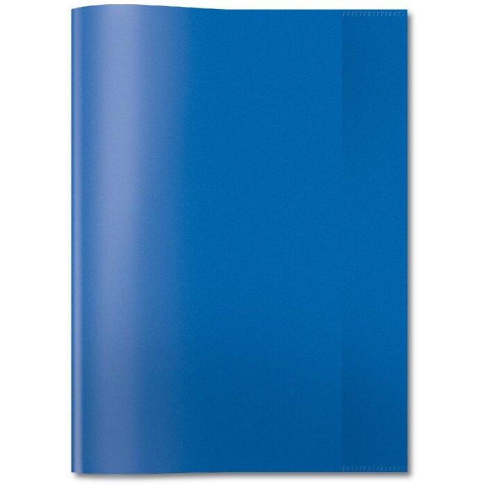 Copertina per quaderno PP A4 trasparente-blu