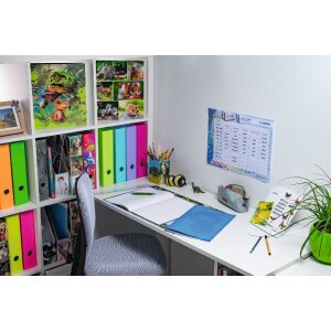 Copertina per quaderno PP A4 trasparente-blu