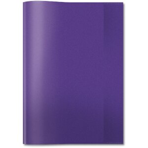 Copertina per quaderno PP A4 trasparente-viola