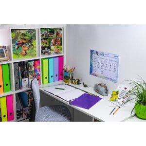 Copertina per quaderno PP A4 trasparente-viola