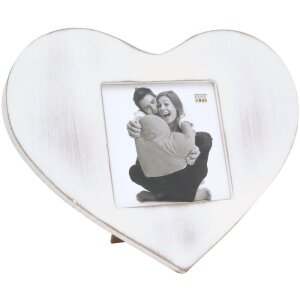 Cornice in legno bianco S67TR da 10x10 cm a 13x18 cm
