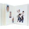 a66df1 Album adesivo bianco con copertina in pelle 20x20 cm