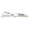 a66df1 Album adesivo bianco con copertina in pelle 20x20 cm