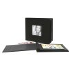 Deknudt A66DH2 Album fotografico a vite in lino nero 20x20 cm 20 pagine nere