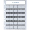 Manicotti negativi, trasparenti, per strisce 7 x 5, 100 pezzi.