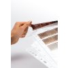 Manicotti negativi, trasparenti, per strisce 7 x 5, 100 pezzi.
