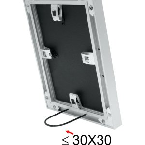 S021D1 Telaio in alluminio color argento 30x45 cm