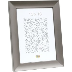S021D7 Cornice in alluminio grigio 13x13 cm