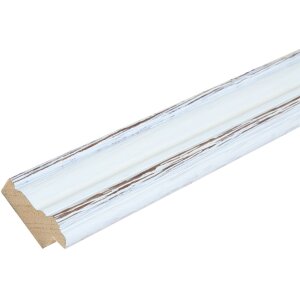 S221H3 Cornice bianca con passe-partout per 3 foto 10x15 cm