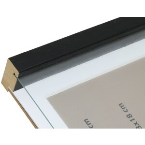 S223K2 Cornice in legno nero per incorniciare oggetti 30x30 cm