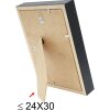 S223K2 Cornice in legno nero per incorniciare oggetti 30x30 cm