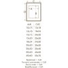 S223K2 Cornice in legno nero per incorniciare oggetti 30x30 cm
