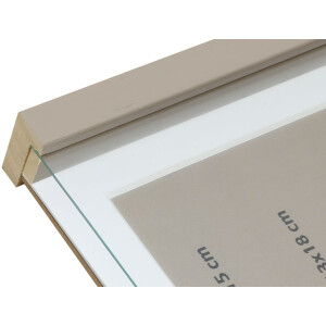 S223K7 Cornice in legno grigio per incorniciare oggetti 30x30 cm