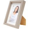 S223K7 Cornice in legno grigio per incorniciare oggetti 30x30 cm