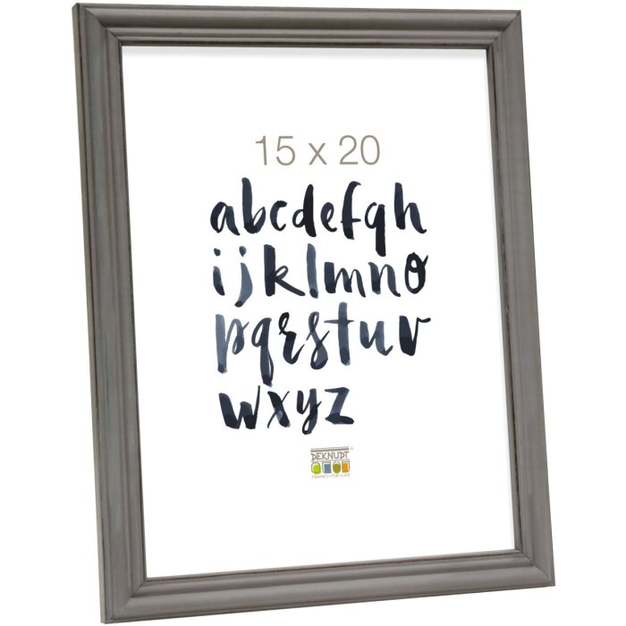 S235F7 Cornice grigia in stile rustico 13x18 cm