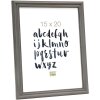 S235F7 Cornice grigia in stile rustico 13x18 cm