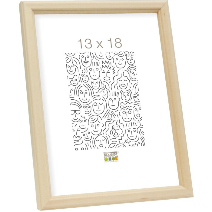 S236H1 Cornice di legno in colore naturale 13x18 cm