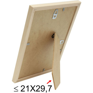 S236H1 Cornice di legno in colore naturale 21x29,7 cm