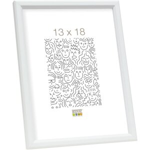 S236K1 Cornice di legno bianca 21x29,7 cm
