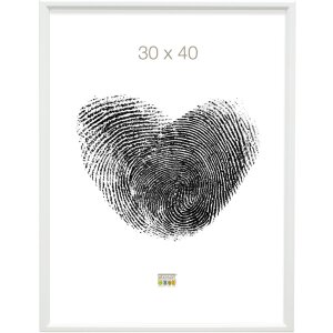 S236K1 Cornice di legno bianca 30x40 cm