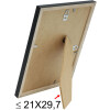 S236K2 Cornice in legno nero 30x40 cm