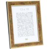 S40JB2 Cornice in legno color oro con sfumature verdi e rosso scuro 18x24 cm