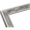 S40JE7 Cornice in legno grigio con sfumature oro e grigio scuro 20x28 cm