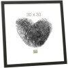 Cornice in legno Deknudt S43AK2 nero 10x10 cm