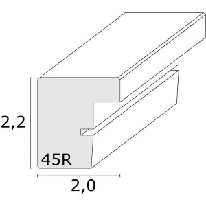 S45RD3 Cornice semplice in argento 13x18 cm