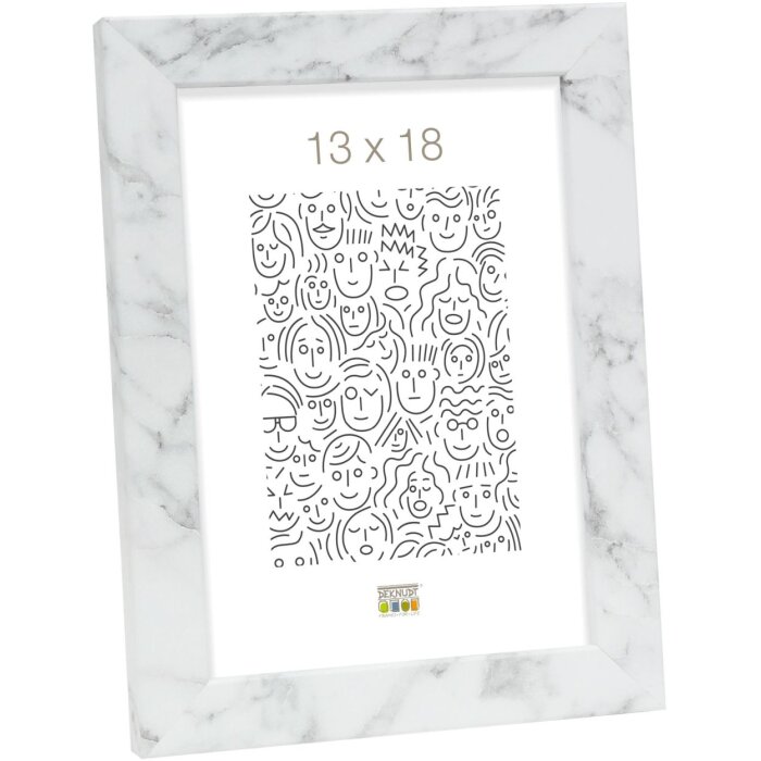 Deknudt Cornice in legno S45SR1 Cornice per quadri effetto marmo 10x15 cm