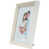 Cornice Deknudt S46CH1 naturale con bordo bianco 10x20 cm