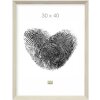 Cornice Deknudt S46CH1 naturale con bordo bianco 10x20 cm