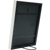 S46CH7 Cornice in grigio-blu con bordo bianco 10x15 cm