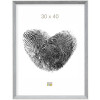 S46CH7 Cornice in grigio-blu con bordo bianco 10x15 cm