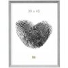 S46CH7 Cornice in grigio-blu con bordo bianco 10x20 cm