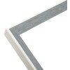 S46CH7 Cornice in grigio-blu con bordo bianco 13x18 cm