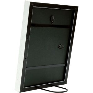 S46DF1 Cornice in bianco con bordo argentato 13x13 cm