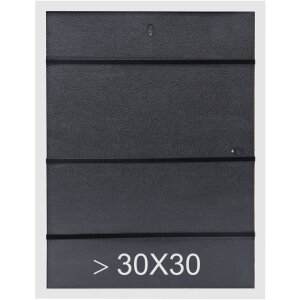 S46DF1 Cornice in bianco con bordo argentato 13x18 cm