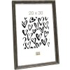 S46DF2 Cornice nera con bordo argentato 10x15 cm