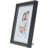 S46DF2 Cornice nera con bordo argentato 10x15 cm