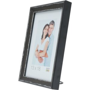 S46DF2 Cornice nera con bordo argentato 13x18 cm