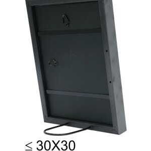 S46DF7 Cornice in grigio con bordo argentato 10x15 cm