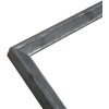 S46DF7 Cornice per quadri in grigio con bordo argentato 20x30 cm