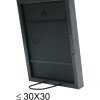 S46DF7 Cornice per quadri in grigio con bordo argentato 20x30 cm