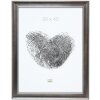 S46ED1 Cornice in legno color argento 18x24 cm