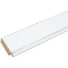 S46FF1 Cornice dipinta in bianco 13x13 cm