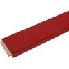 S46FF4 Cornice dipinta in rosso 20x28 cm